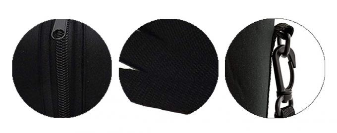 黒によって印刷されるジッパーのネオプレンは洗濯できるコップのクーラー袋にスリーブを付けることができます